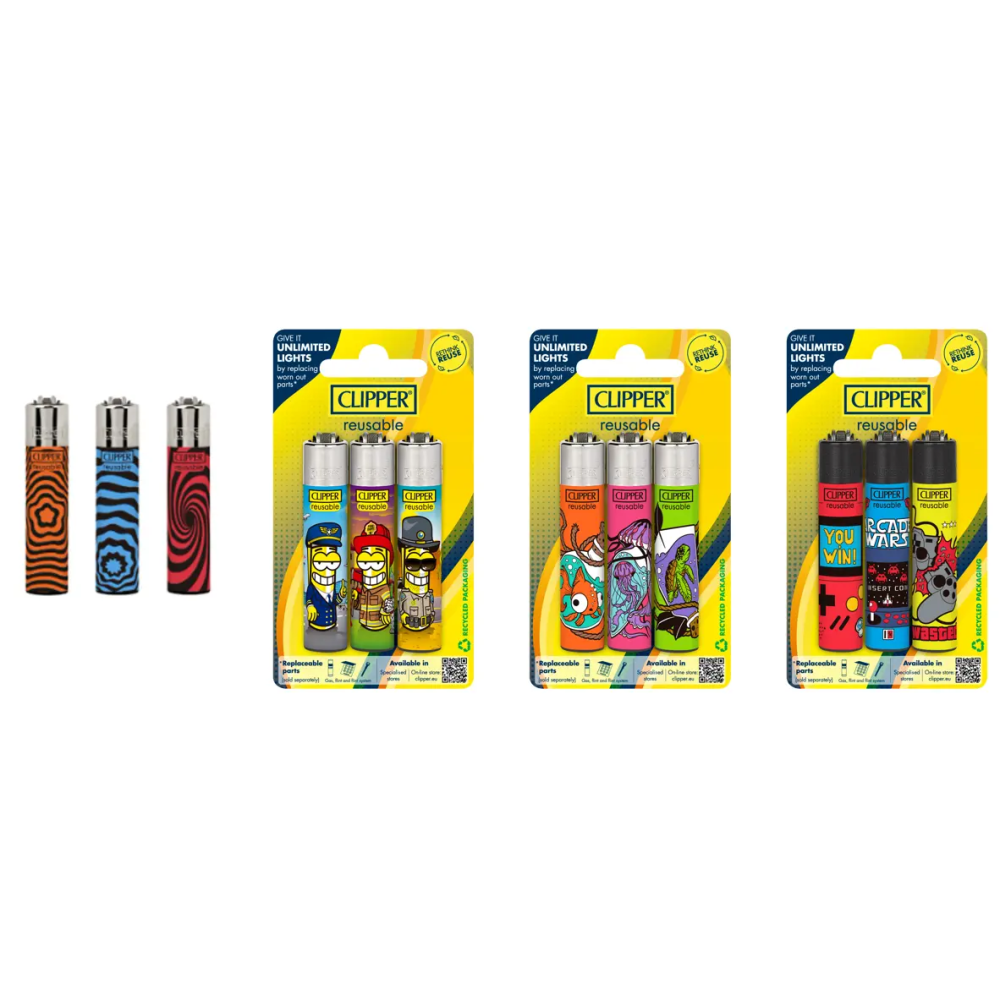 Briquet _3 piéces_Clipper