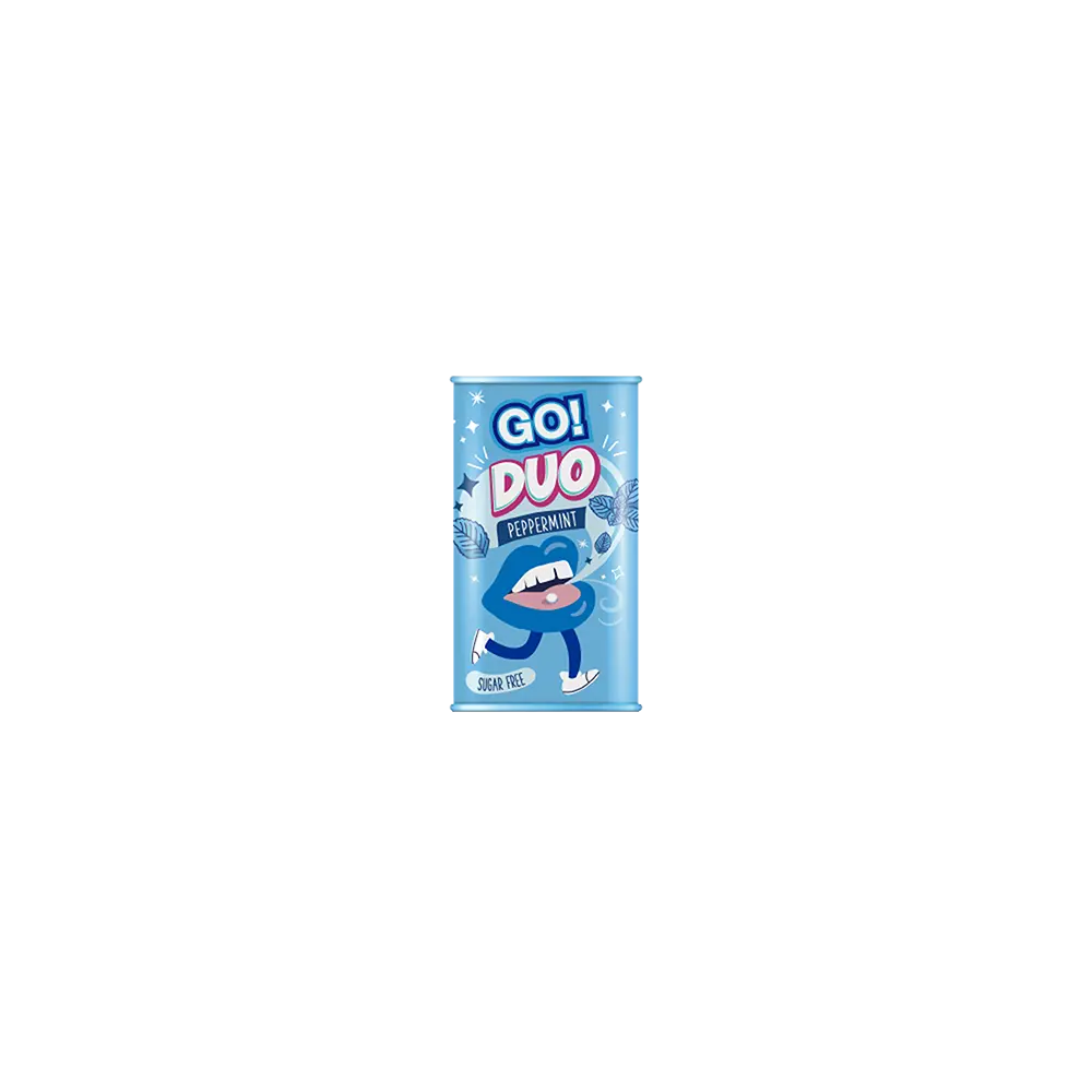 Pastilles sans sucre Go duo Peppermint_25 g