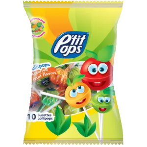 P'tit Pops Assorted Fruit Lollipops_10 Pieces