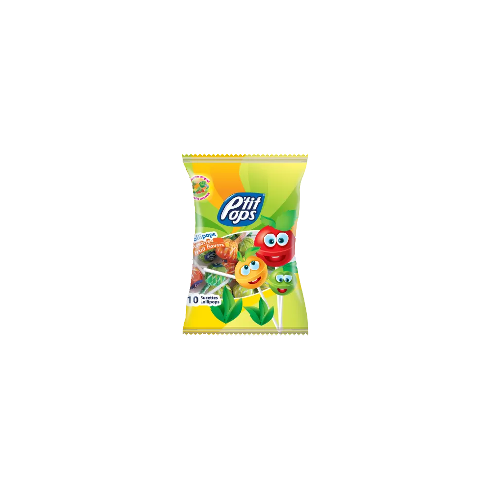 P'tit Pops Fruchtlutscher, gemischt_10 Stück