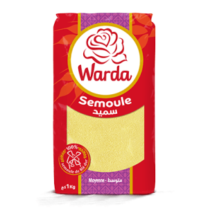 grossiste Semoule Moyenne _1kg_Warda