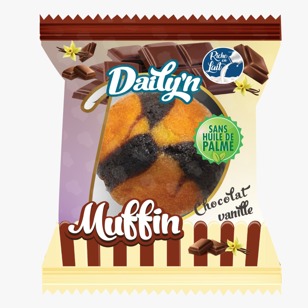 grossiste Muffin Chocolat Vanille Europe