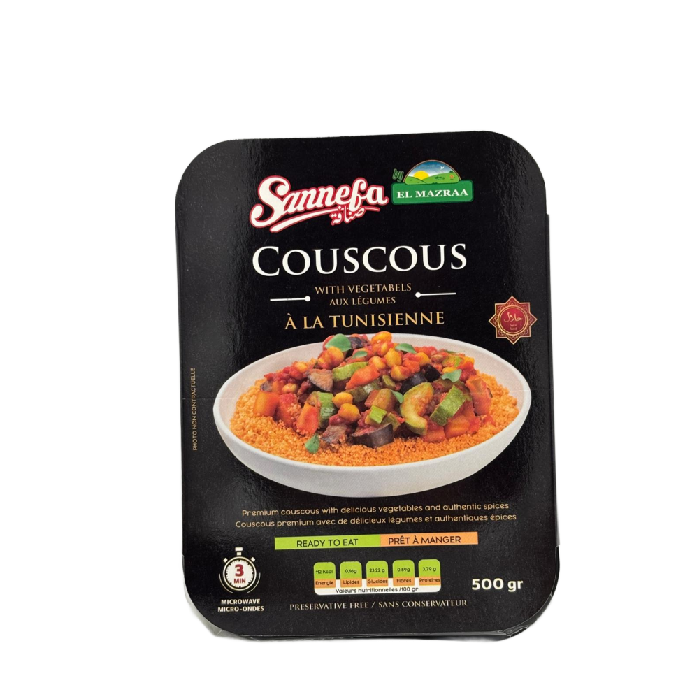 grossiste Couscous Tunisien 500g Europe