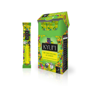 thé  vert citron instantané...