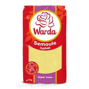 Online-Großhändler für Mittlerer Grieß _1kg_Warda