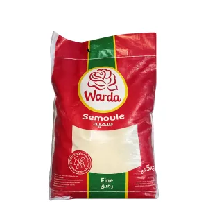 Thin Semolina _5Kg_Warda Online Wholesale - Europe