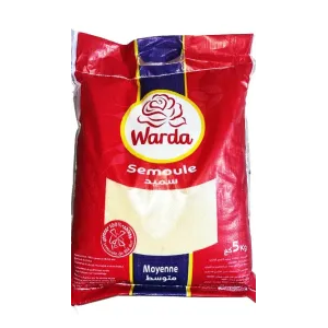 Medium Semolina _ 5Kg_Warda Online Wholesale - Europe