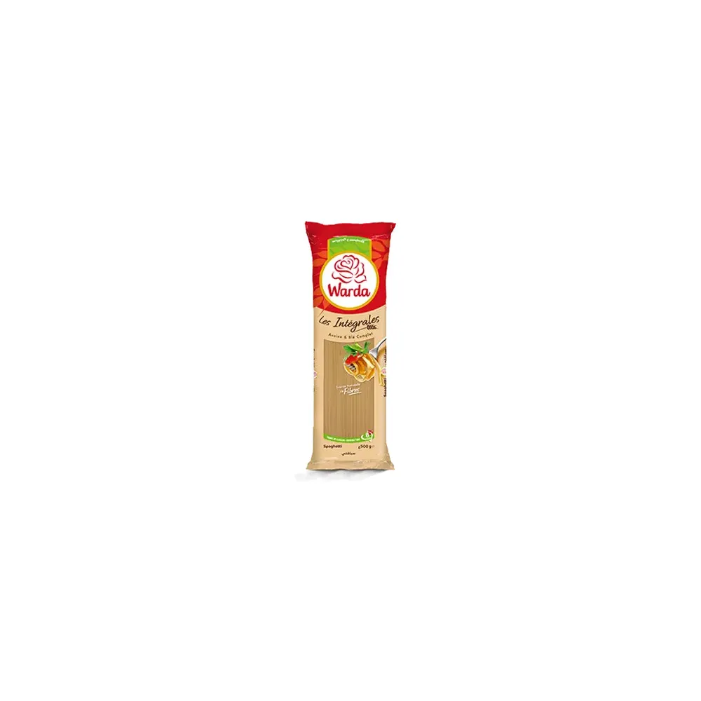 grossiste Spaghetti intégrale 500g Warda Europe
