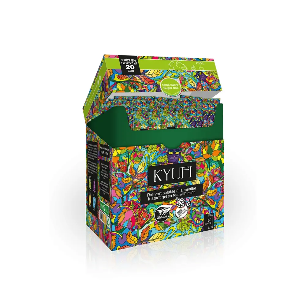 Instant Green Tea with Mint, Sugar-Free – 60 Sticks Online Wholesal...