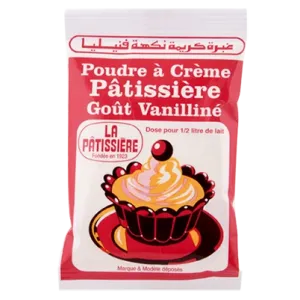 grossiste Poudre à crème Pâtissière goût vanilliné