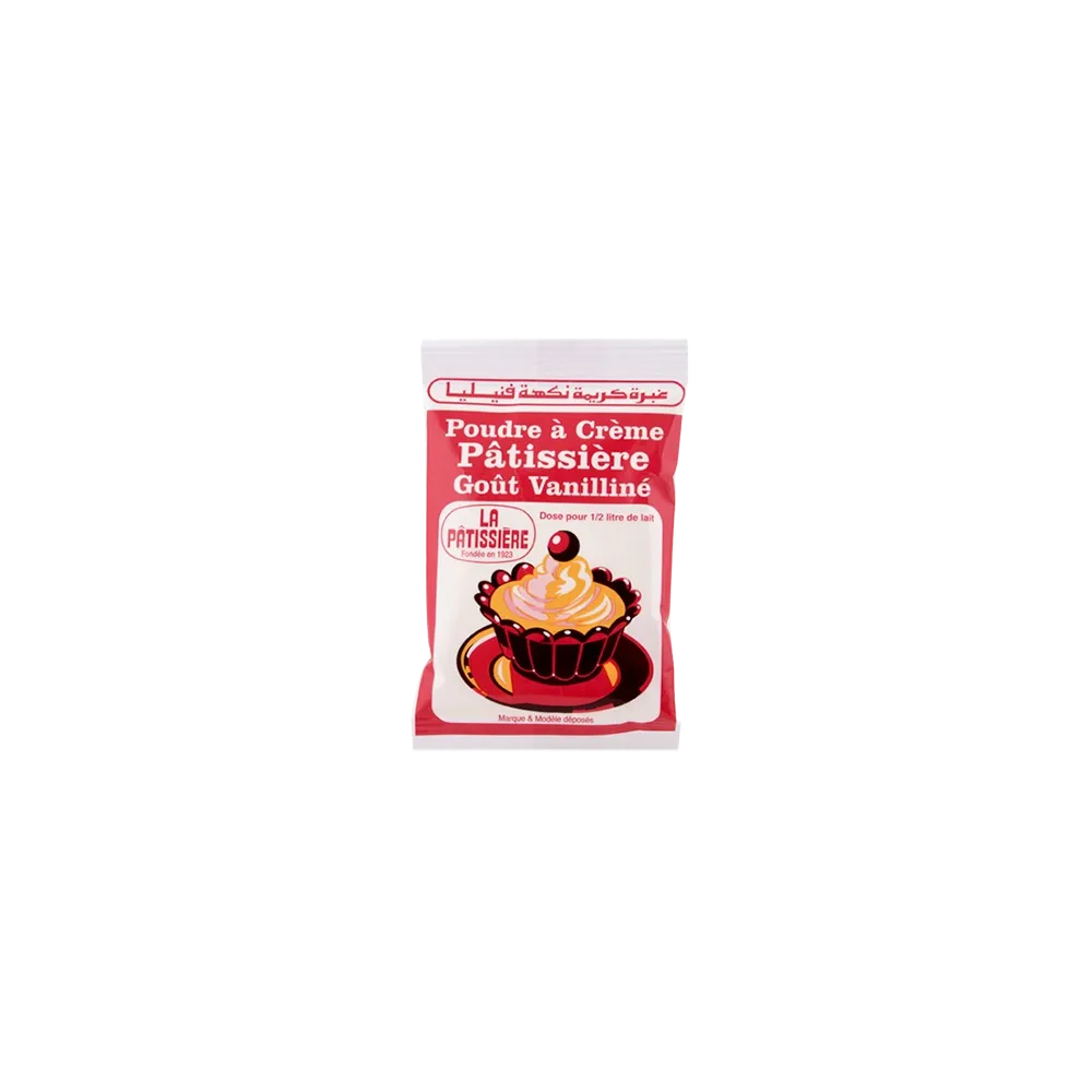 grossiste Poudre à crème Pâtissière goût vanilliné