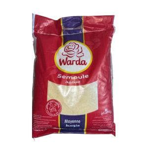 Medium Semolina _ 5Kg_Warda wholesale