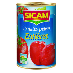 grossiste Tomate pelé sicam | 400g Europe