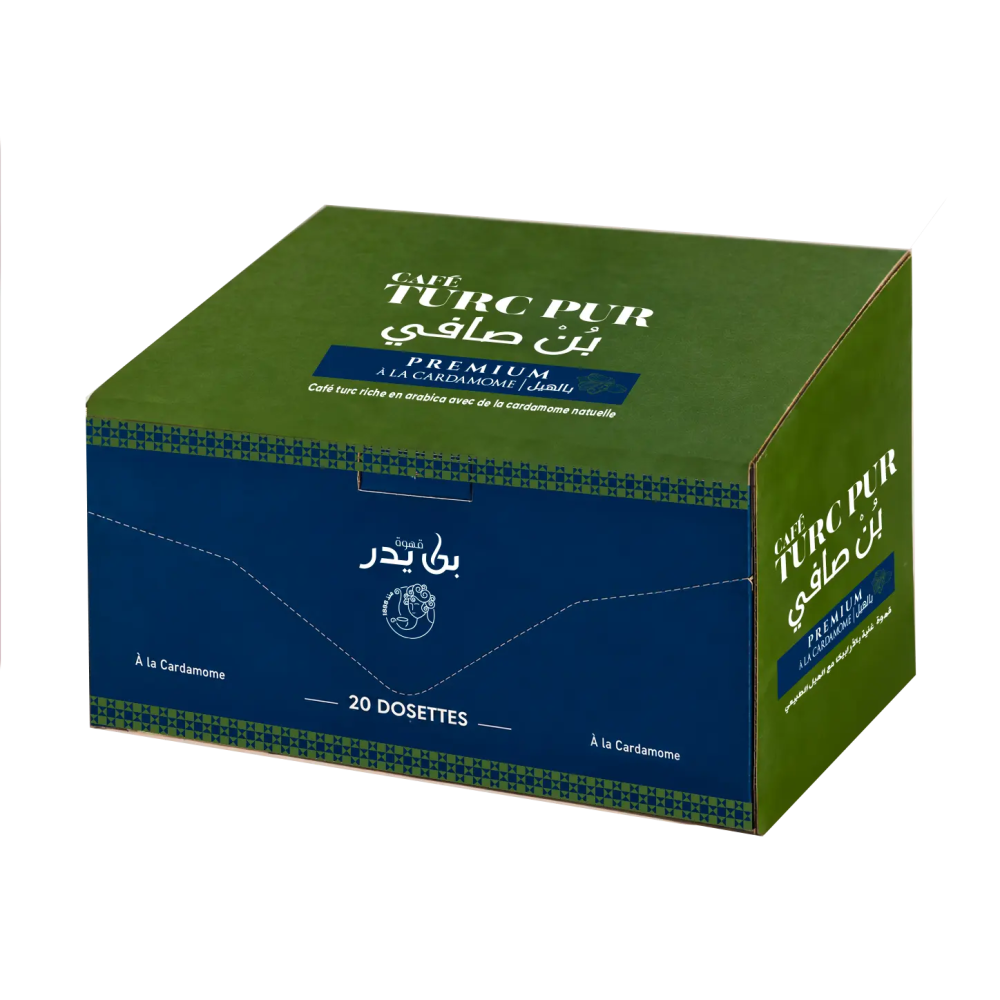 Café Turc Pur Premium étui de 20 unidoses arôme cardamome