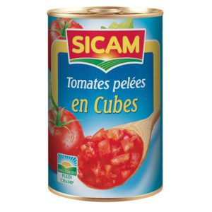 Cubed peeled tomato wholesale